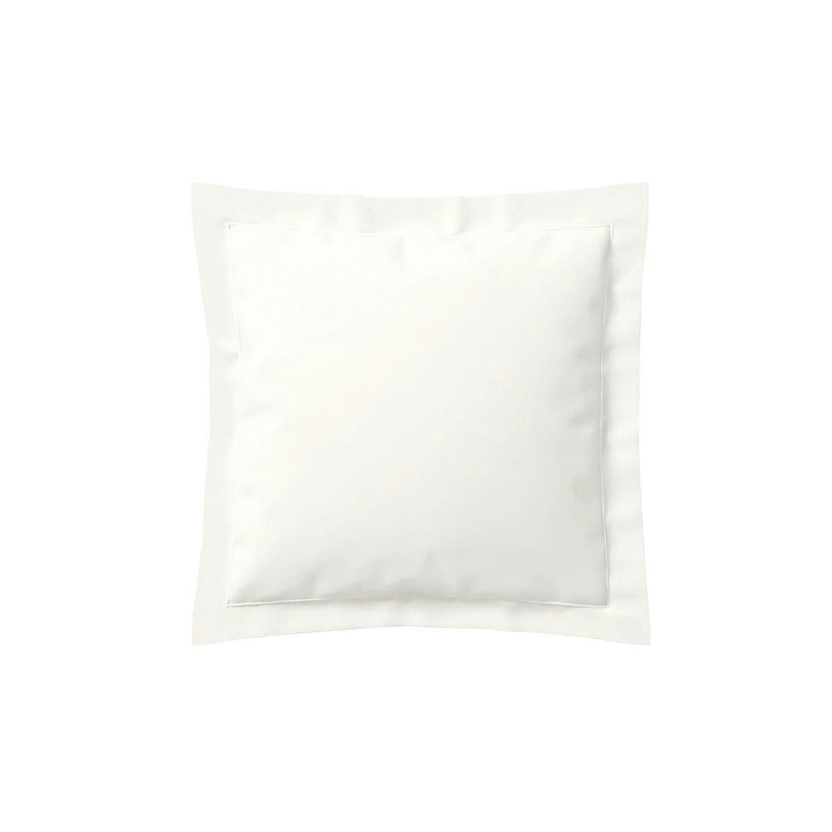 VEXIN - Taie d'oreiller coton blanc doux 50x75 cm