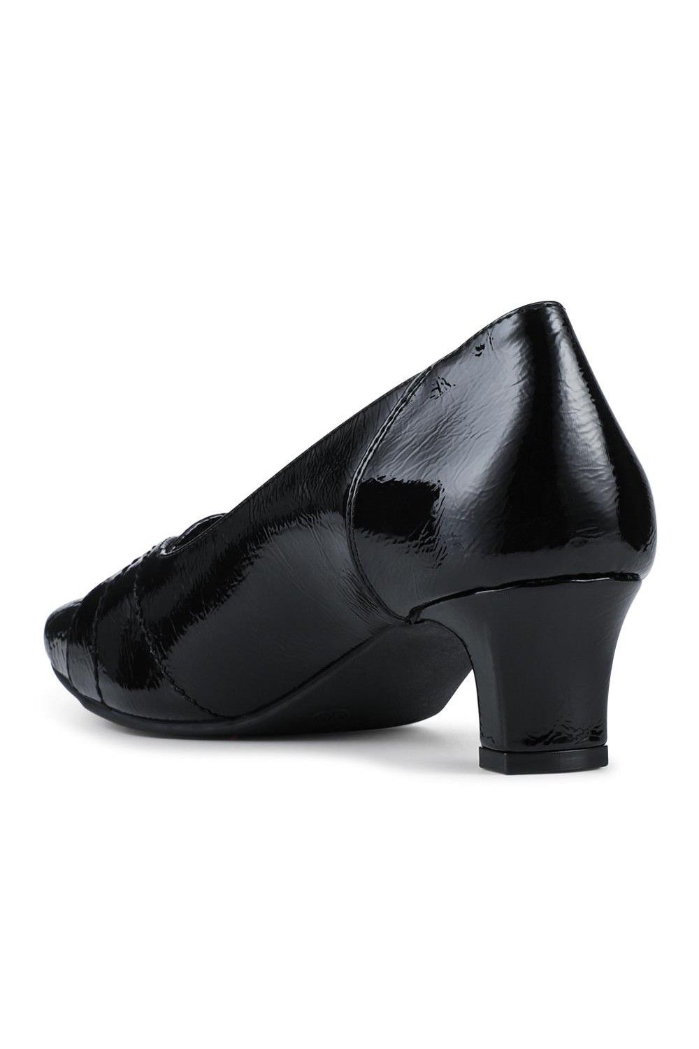 Pavers Smart Kitten Heel Court Shoes