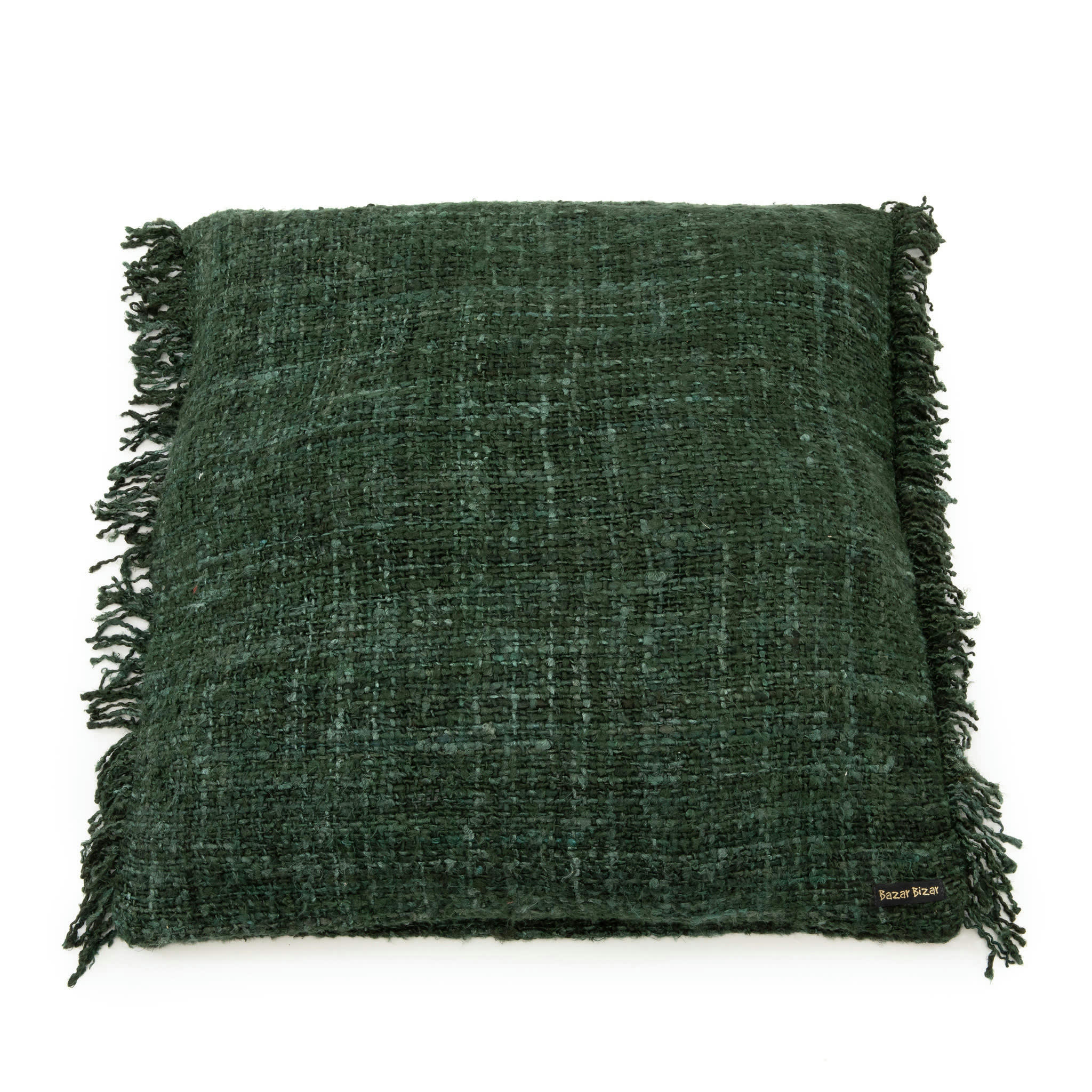 OH MY GEE - Coussin en coton vert 60x60