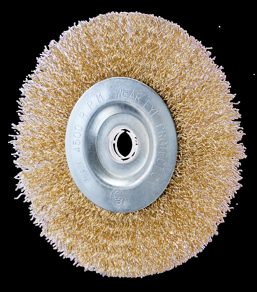 Mastercraft 5-in Steel Coarse Wire Wheel Brush 1/2-in, 5/8-in Arbor
