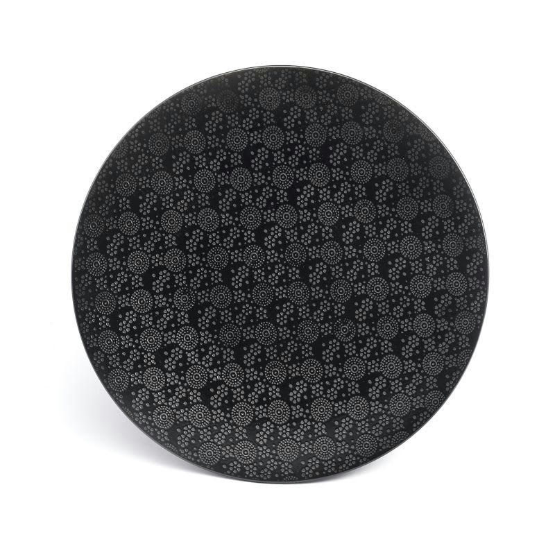 BLACK JAPAN - Coffret 6 assiettes plates D27cm