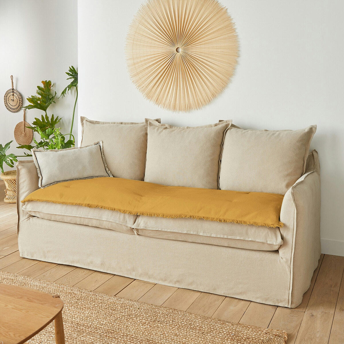 Matelas d'assise coton natté, Panama