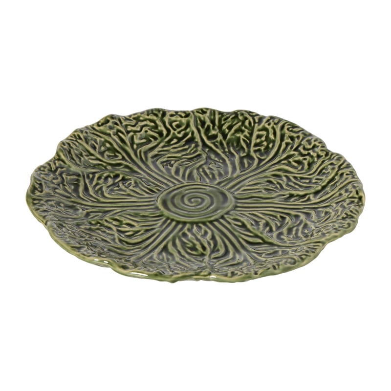 Bordje koolblad - groen - &Oslash;22x2.5 cm