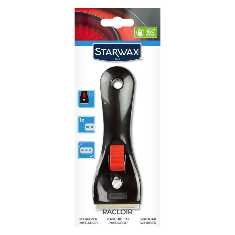 Racloir pour vitrocéramique et induction STARWAX