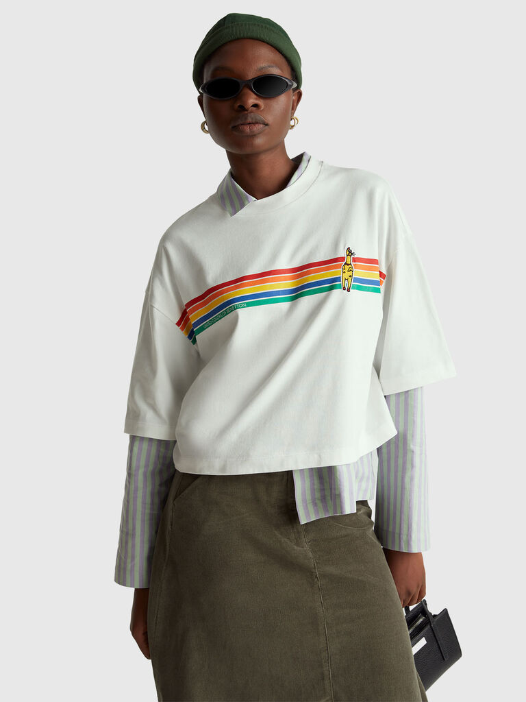 T-shirt with Stranger Things print