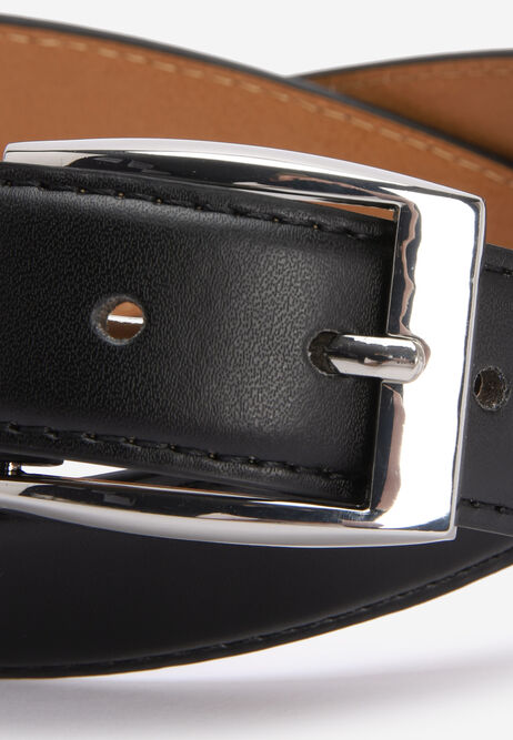 Mens Plain Black Formal Suit Belt