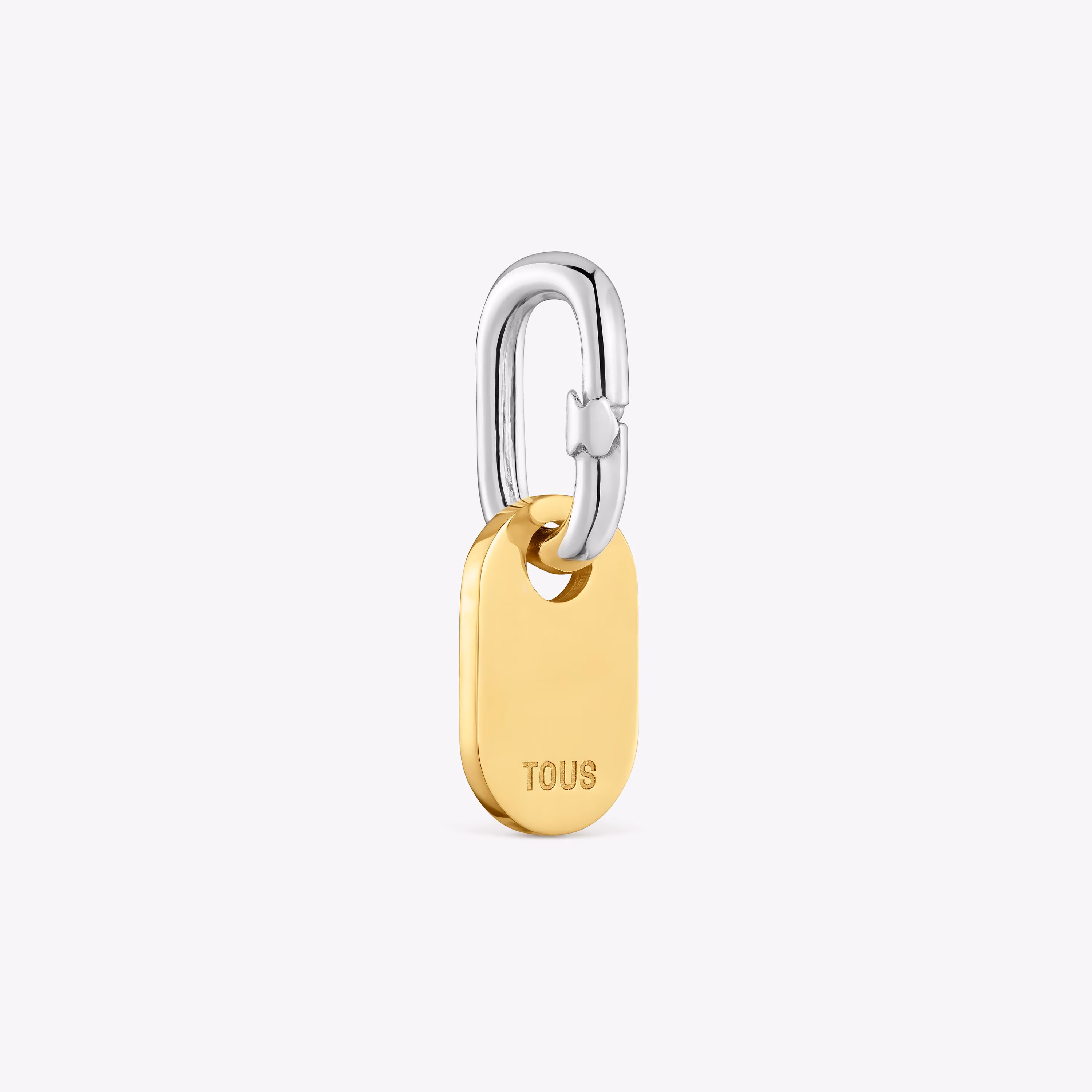 Colgante medalla bicolor 15 mm TOUS Unlock