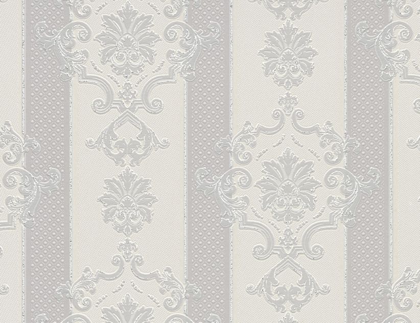 Vinyltapete Ornamente Flitter Beige