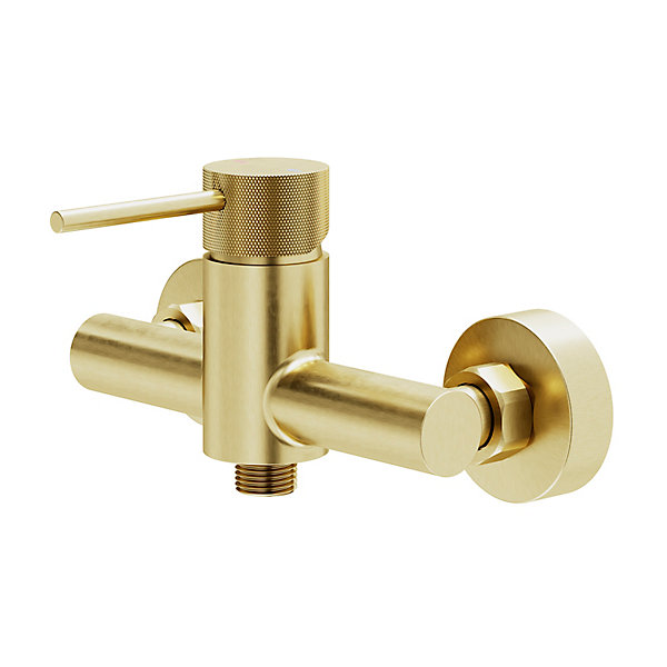 Mitigeur de douche mécanique, doré, GoodHome Owens