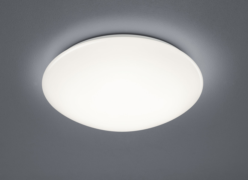 Plafon PAOLOokrągły biały LED 1x15W 37cm 1500lm IP44 Ciepła biel Trio