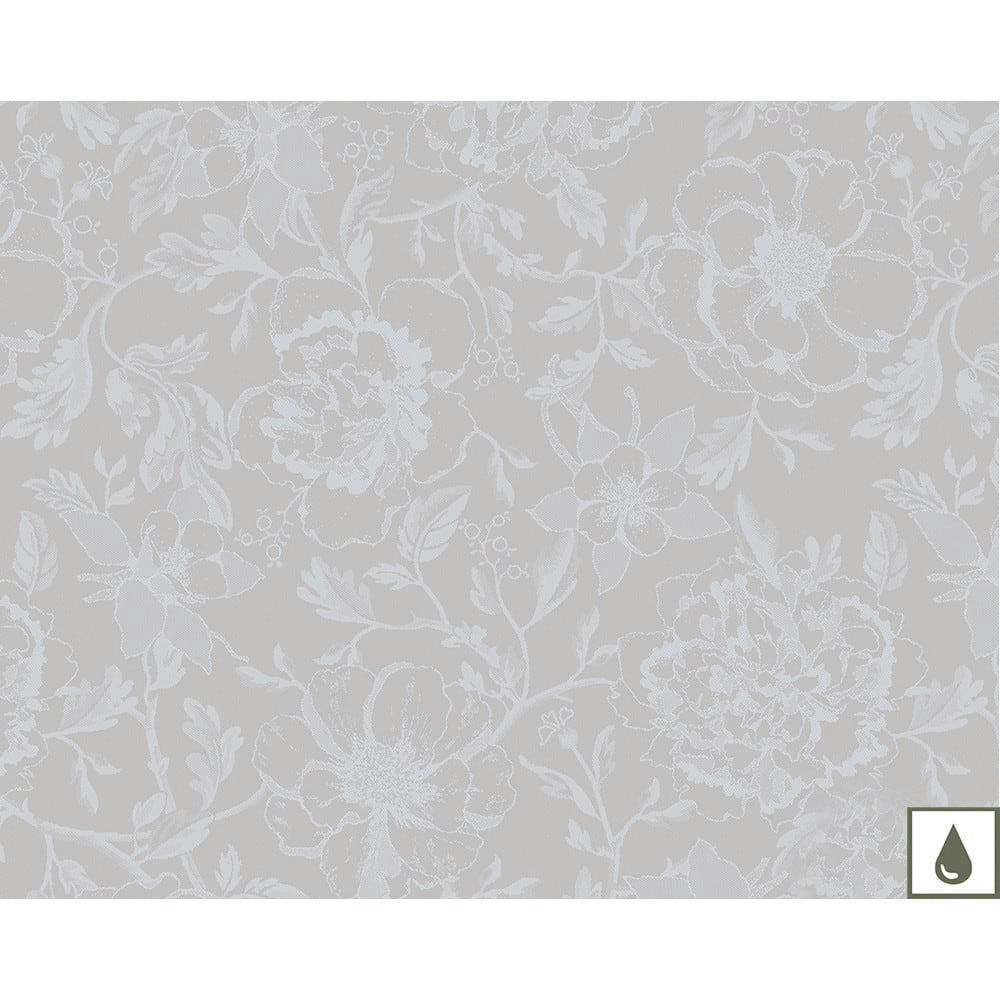 MILLE CHARMES NACRE - Set enduit imperméable pur coton beige 40X50