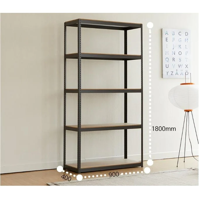 Storage Shelves - 5 Tier Adjustable Garage Storage Shelving