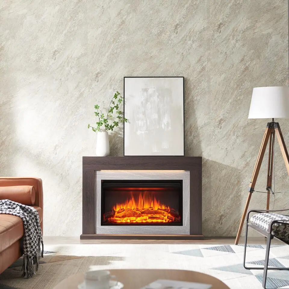 Balderia Elektrische Sfeerhaard Torian Donkerbruin �?2000 Watt