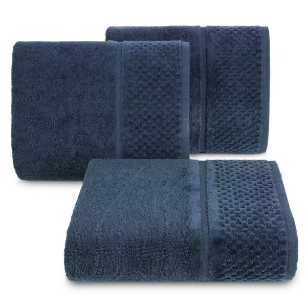 Ręcznik Ibiza 50x90 granatowy 550g/m2 frotte