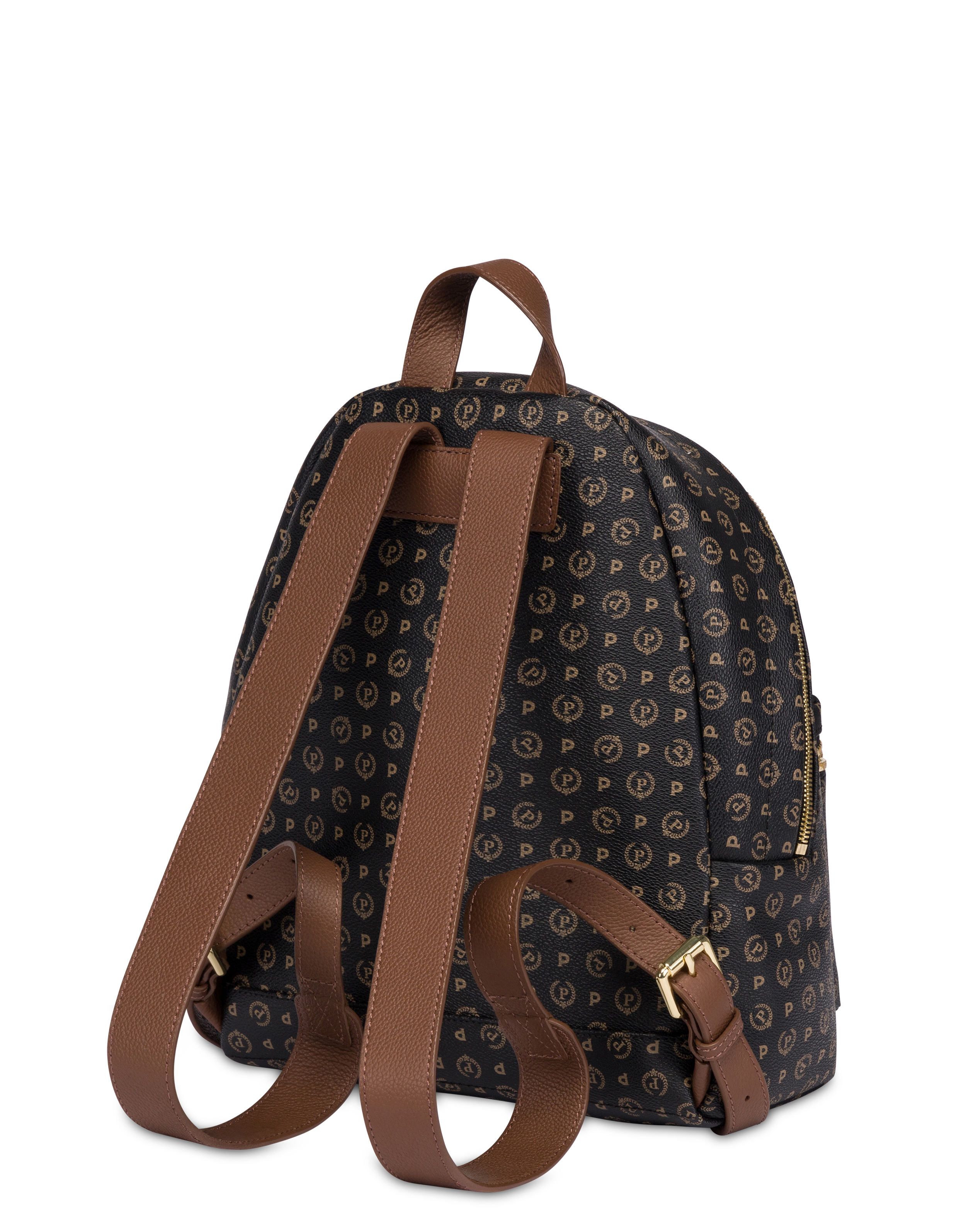 Zaino Heritage Logo Classic Nero/marrone