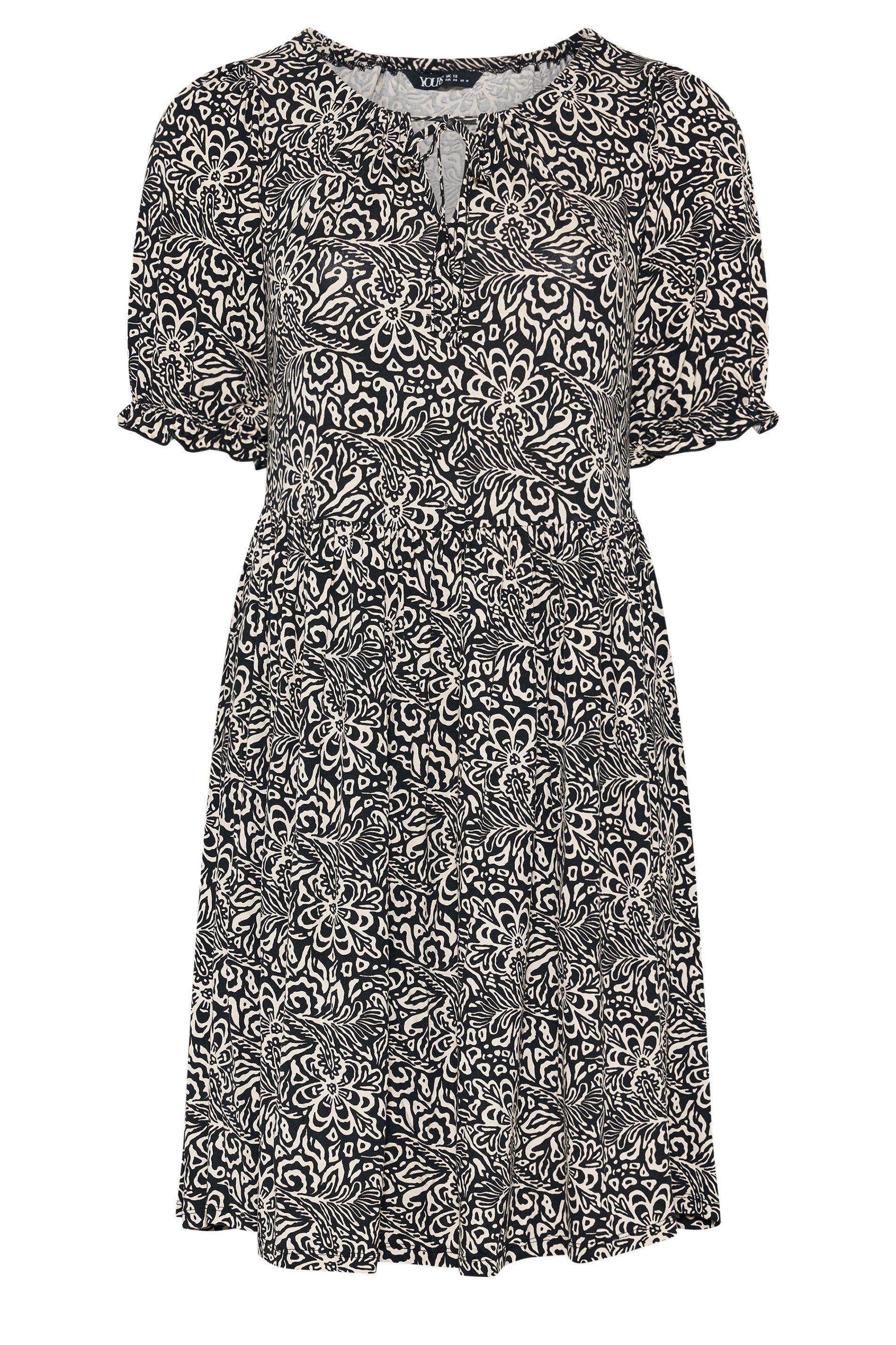 Yours Abstract Tie Dress