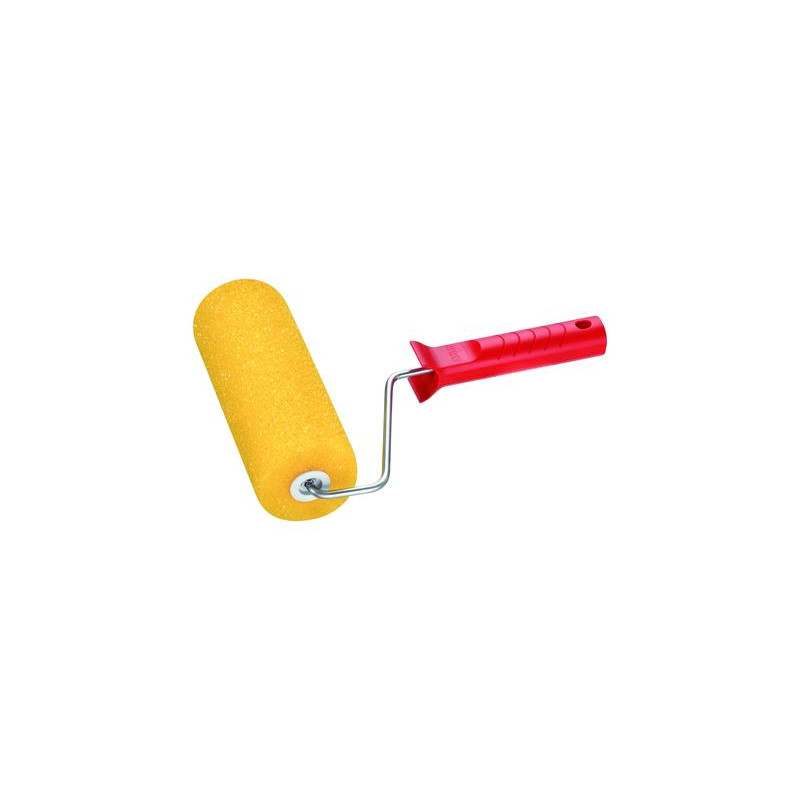 Rouleau à crépir avec manchon et monture fixe jaune 18 cm Ø 74 mm COLOR EXPERT