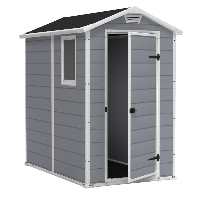 Abri de jardin en résine Premium gris 1,3 x 1,92 x 1,98 m KETER