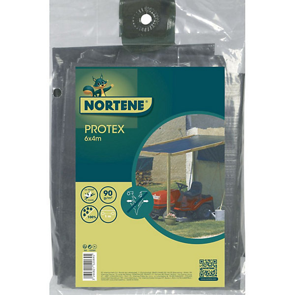 Bäche renforcée PROTEX 4 x 6 m Vert Nortene