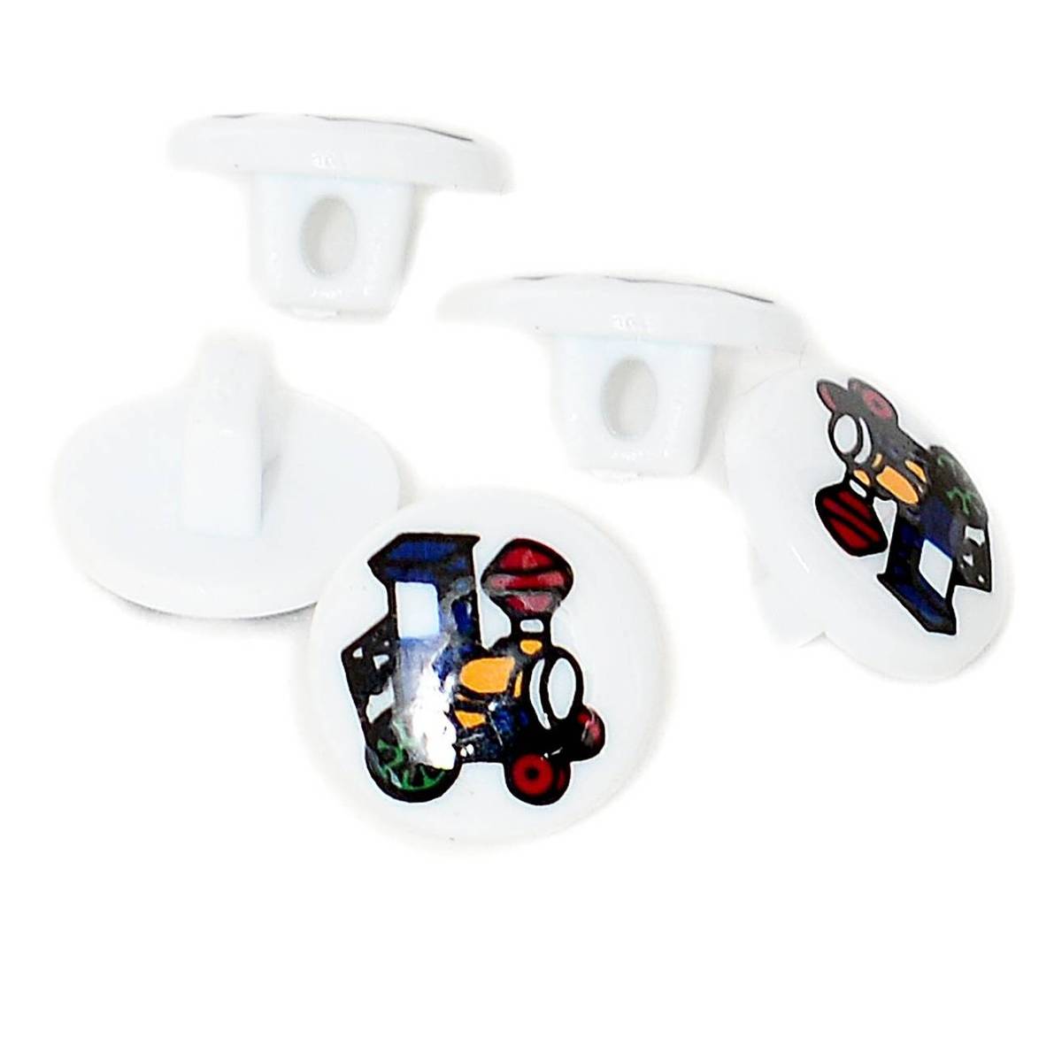 Hemline Train Buttons 5 Pack