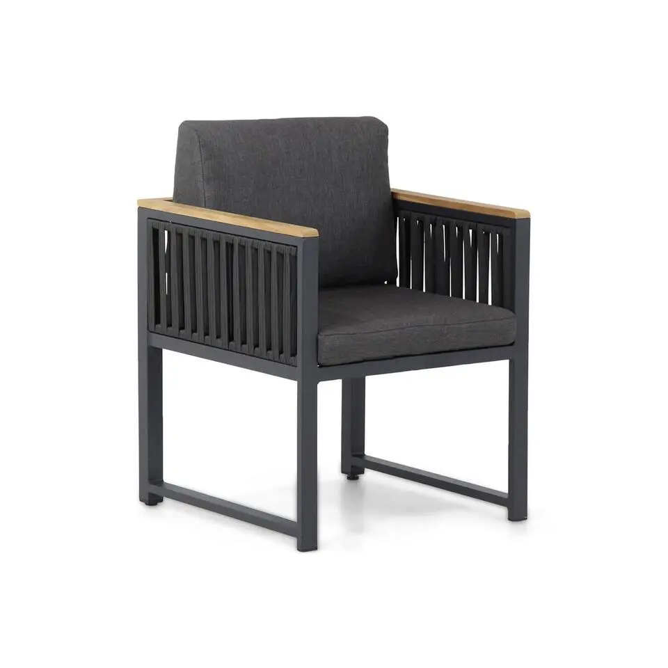 Tuinset 6 personen 240 cm Rope Grijs Santika Furniture Santika Shadow