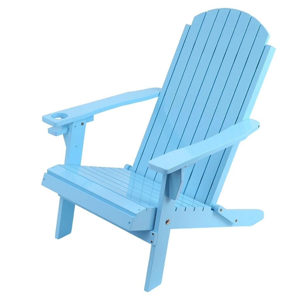 Solid Wood Folding And Reclining Adirondack Chairs Outdoor Beach
