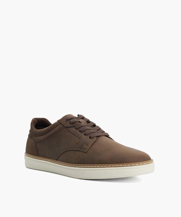 Teo Brown - Lace-Up Low-Top Trainers
