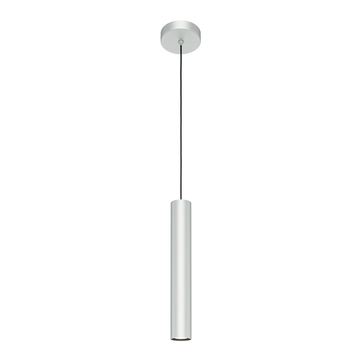 Lampa wisząca PRO FOCUS krótka tuba srebrna 1xGU10x6W IP20 Maytoni