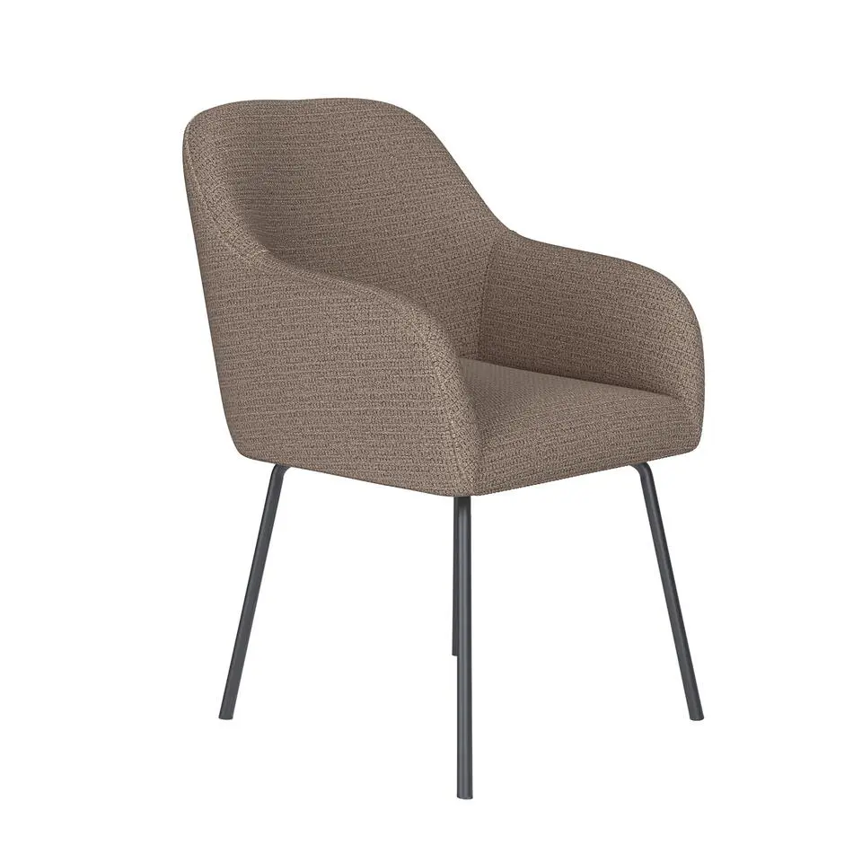 Housecraft Otis Eetkamerstoel Metaal Taupe
