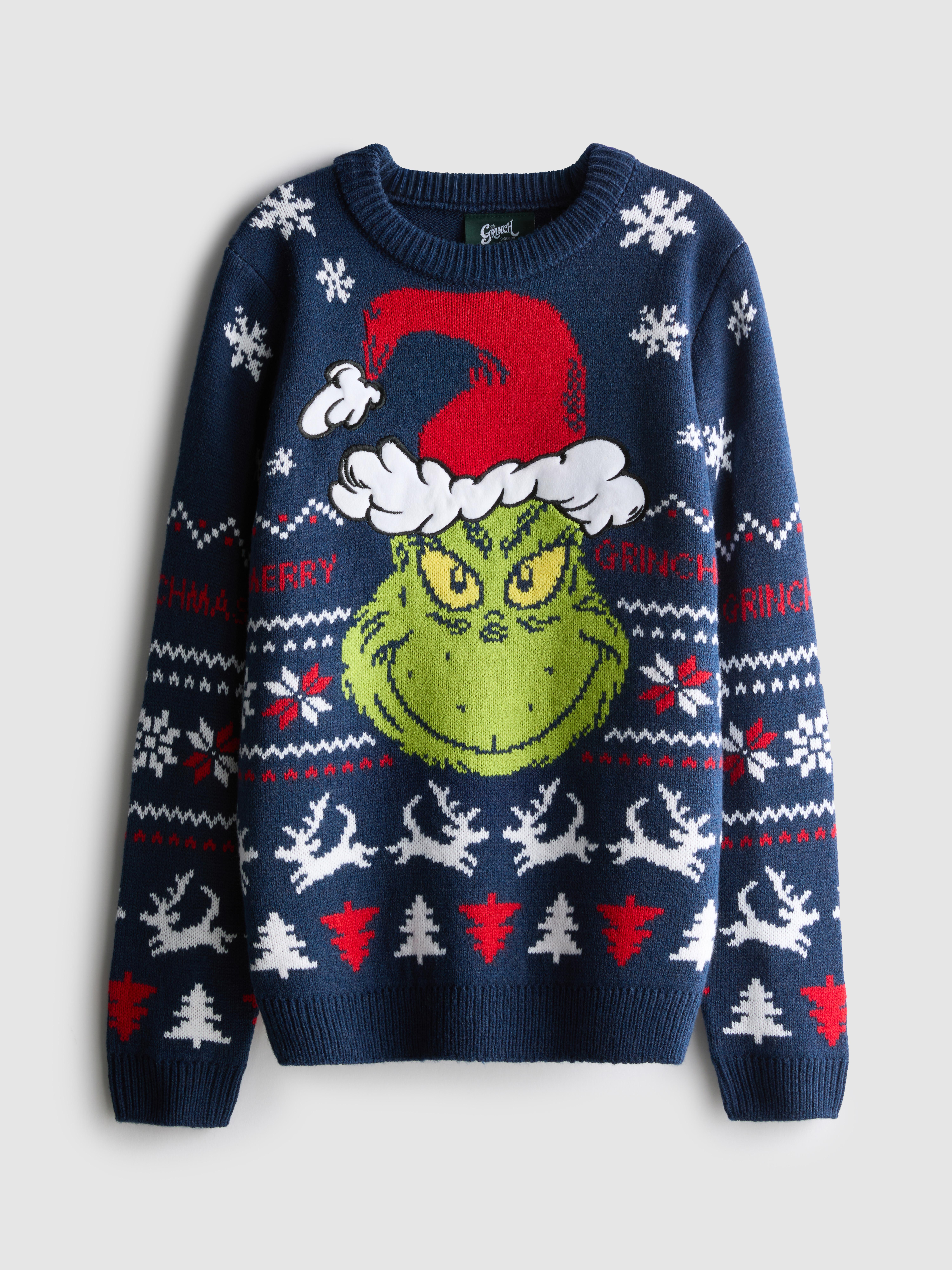7-15yrs | Kid's The Grinch Family Christmas Sweater