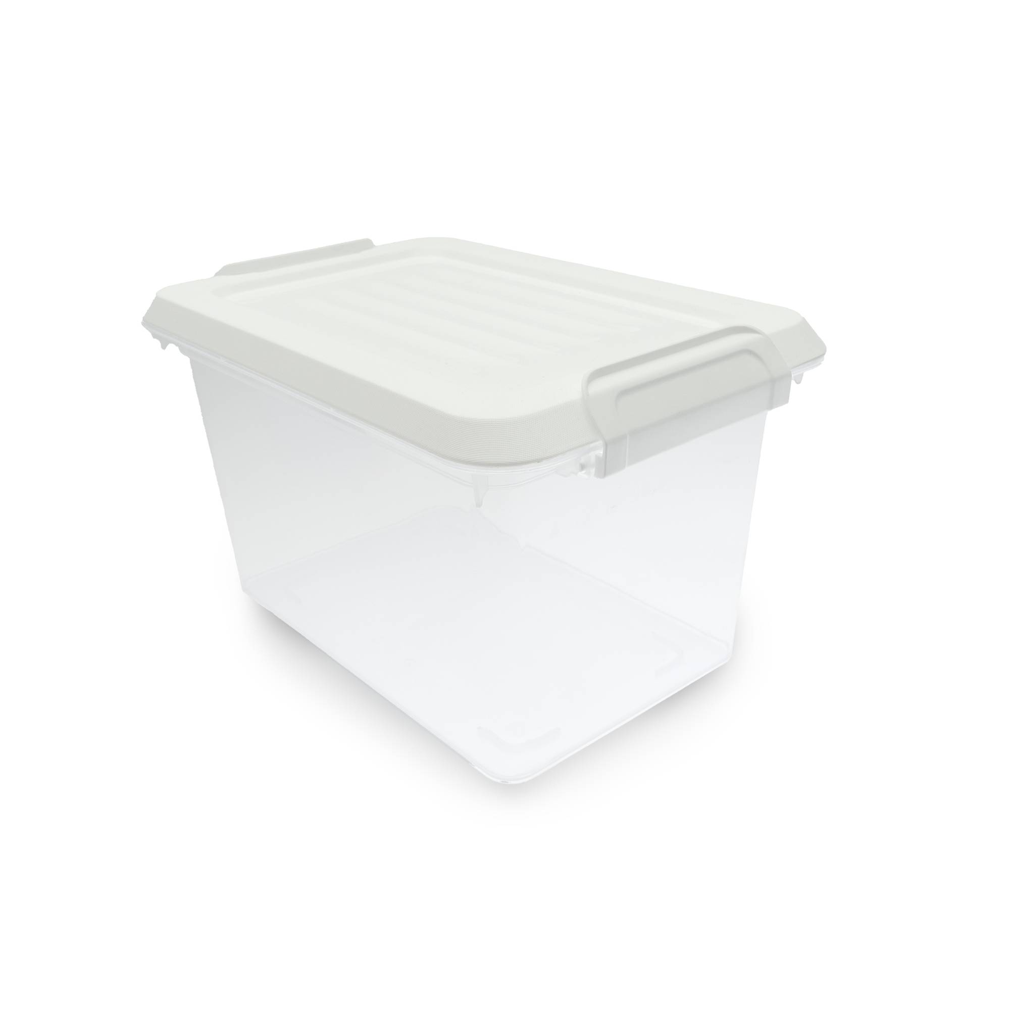 Clear White Storage Box 5 Litres
