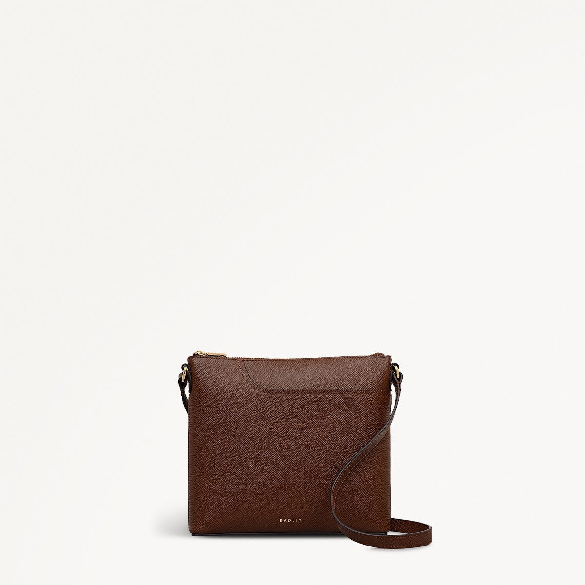 Pockets - Texture Small Ziptop North-South Cross Body Bag - RHE31201