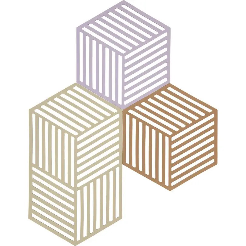 Untersetzer 3er-Set Hexagon
