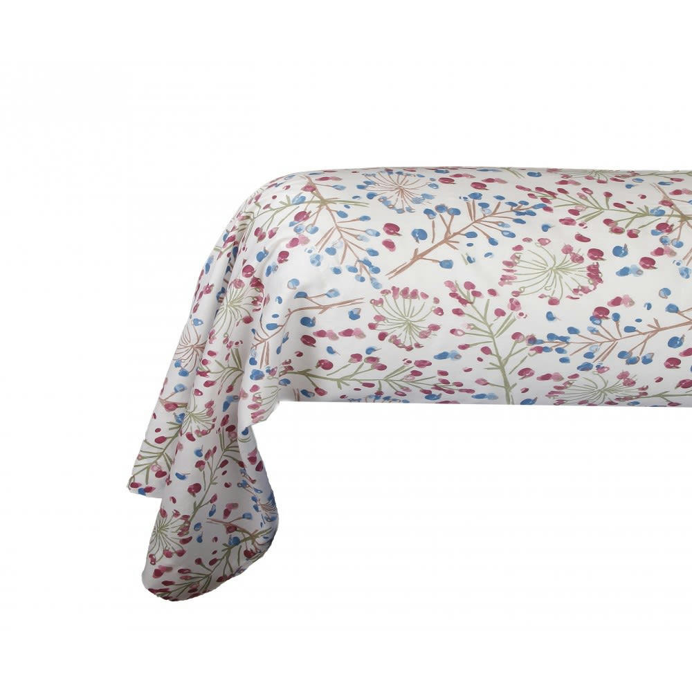 OMBELLIFÈRE SATIN - Taie de traversin satin de coton 86*185 cm  imprimé Ombellifère