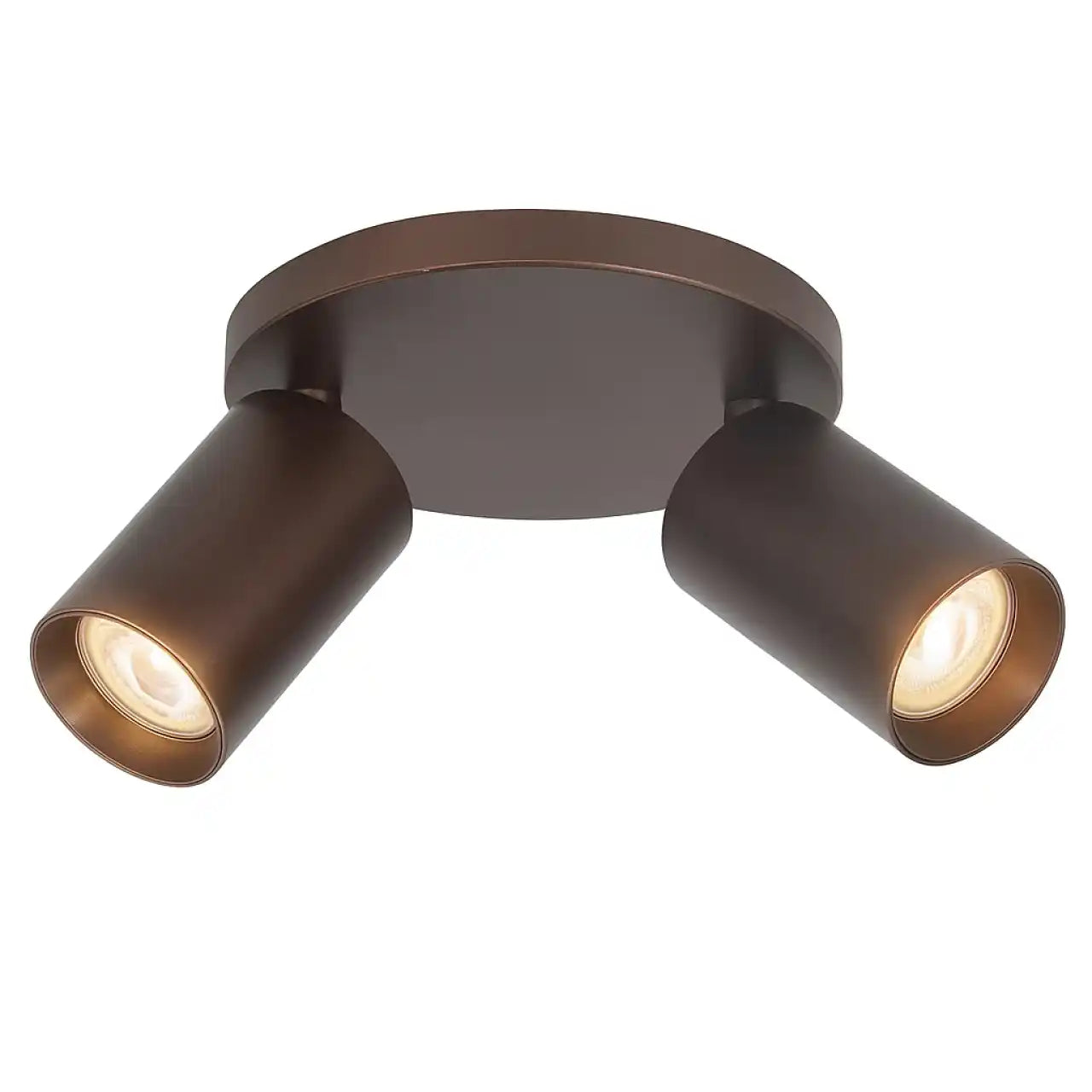 Highlight spot Mila - 2 lichts - 17 x 15  cm - bruin