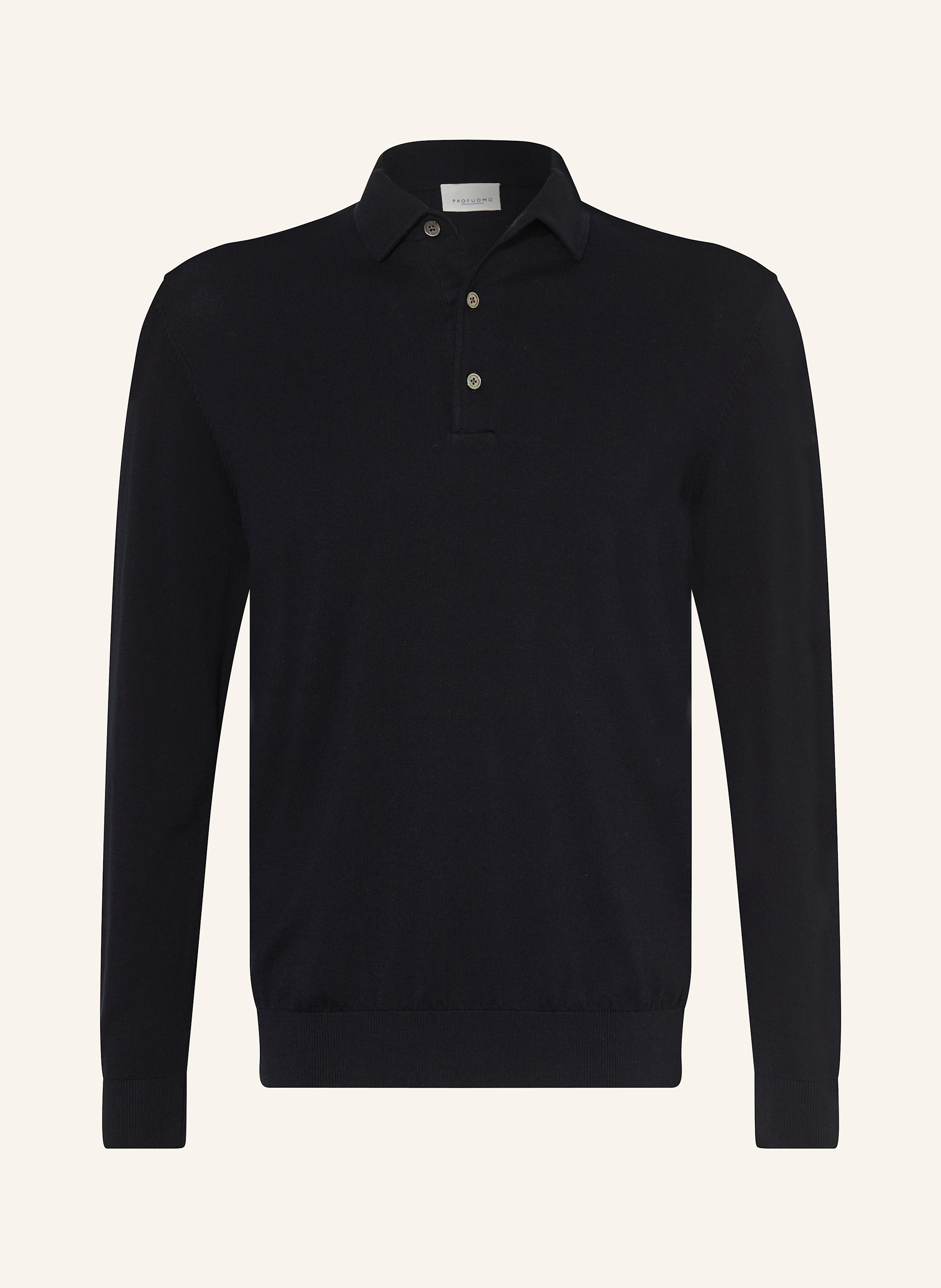 PROFUOMO Strick-Poloshirt