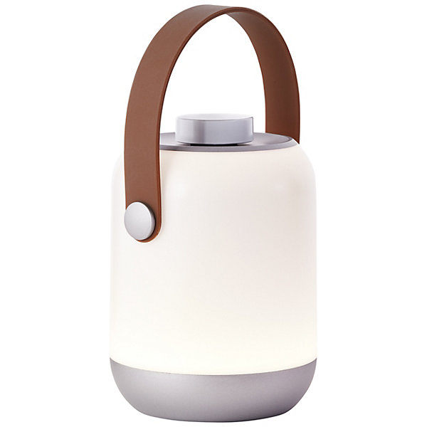 Lampe de table extérieure GEMMA blanc plastique - LED 1,9W 200 lumen 3000 kelvinIP44