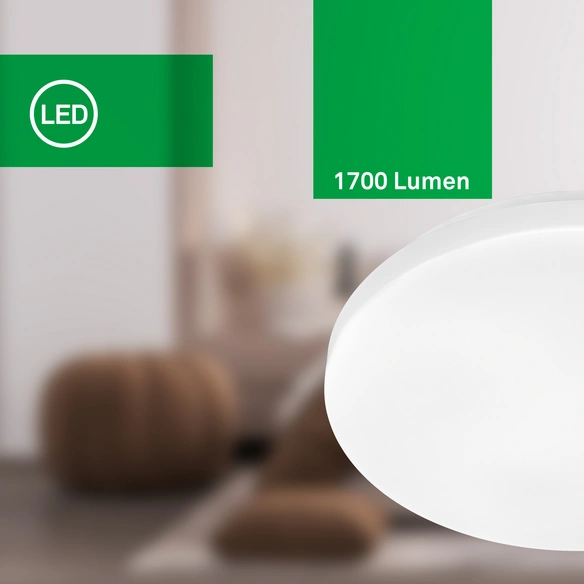 Leuchte, LED Deckenleuchte, 8 W, weiß matt