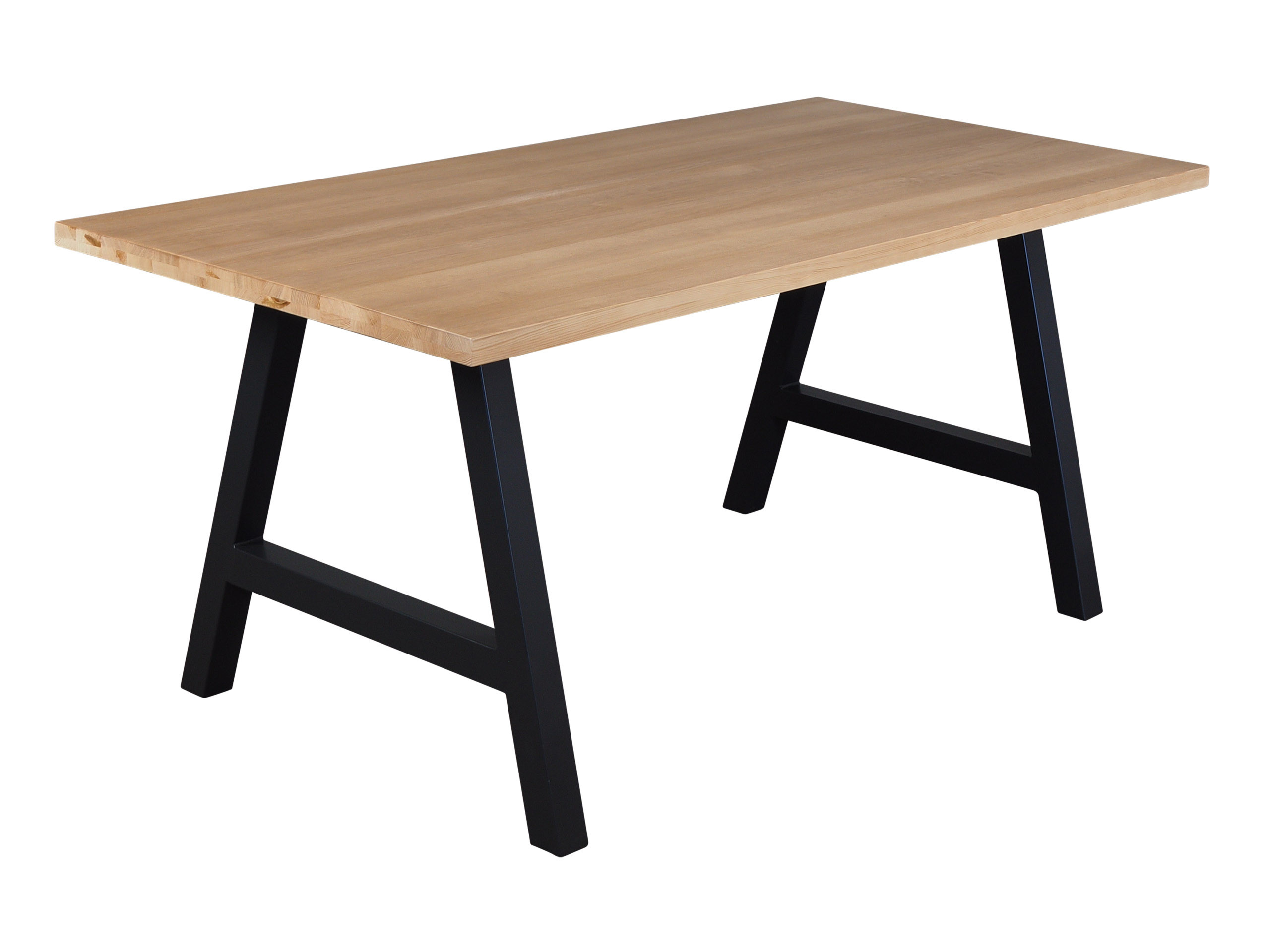 Stół 140x90 drewno z metalem Kawola, kolor dębowy
