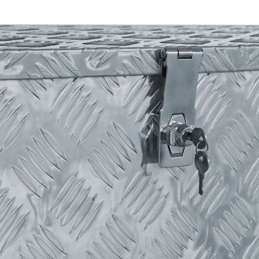 NNEVL Aluminium Box 110.5x38.5x40 cm Silver
