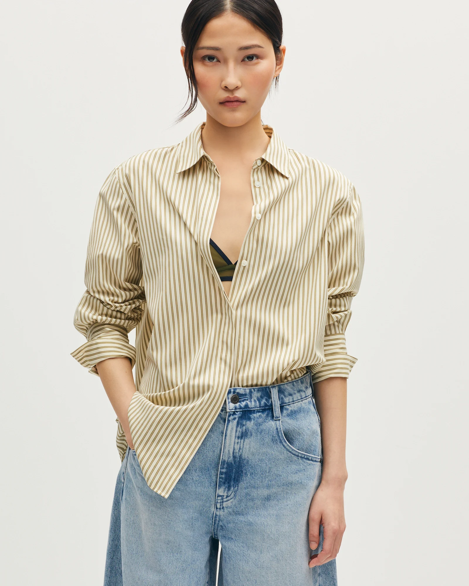 Chemise oversize en coton