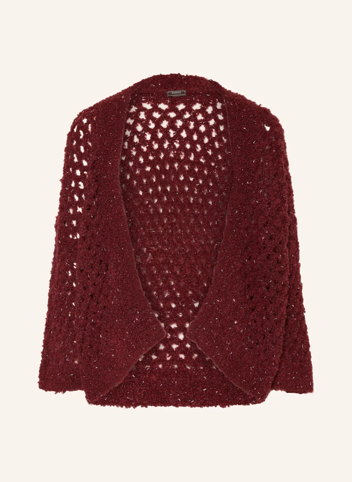 PESERICO Strickhülle mit Alpaka und Glitzergarn