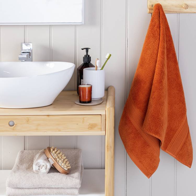 Habitat Supersoft Hand Towel - Copper