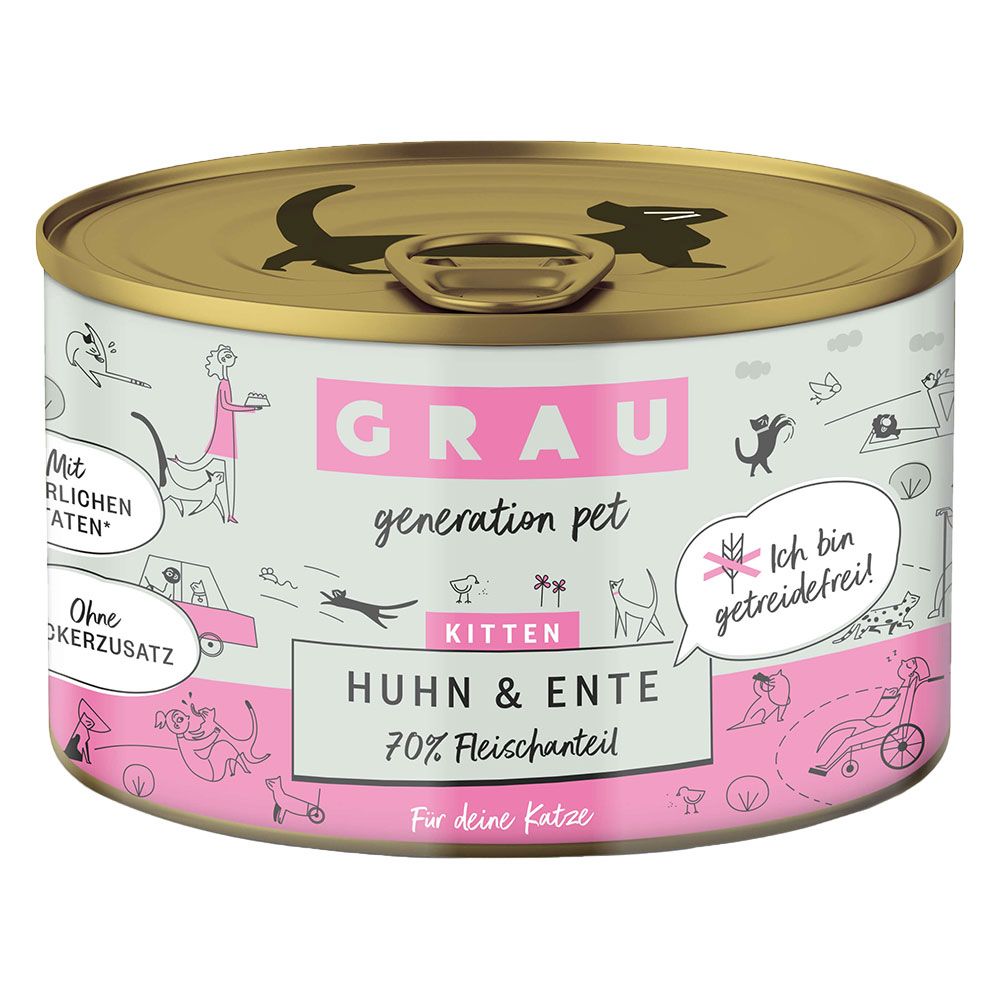 GRAU Gourmet Kitten Grain-Free 6 x 200g