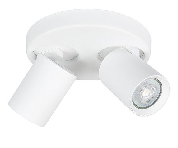 Highlight Highlight Spot Oliver Mat Wit 2 lichts GU10 Ø 17cm