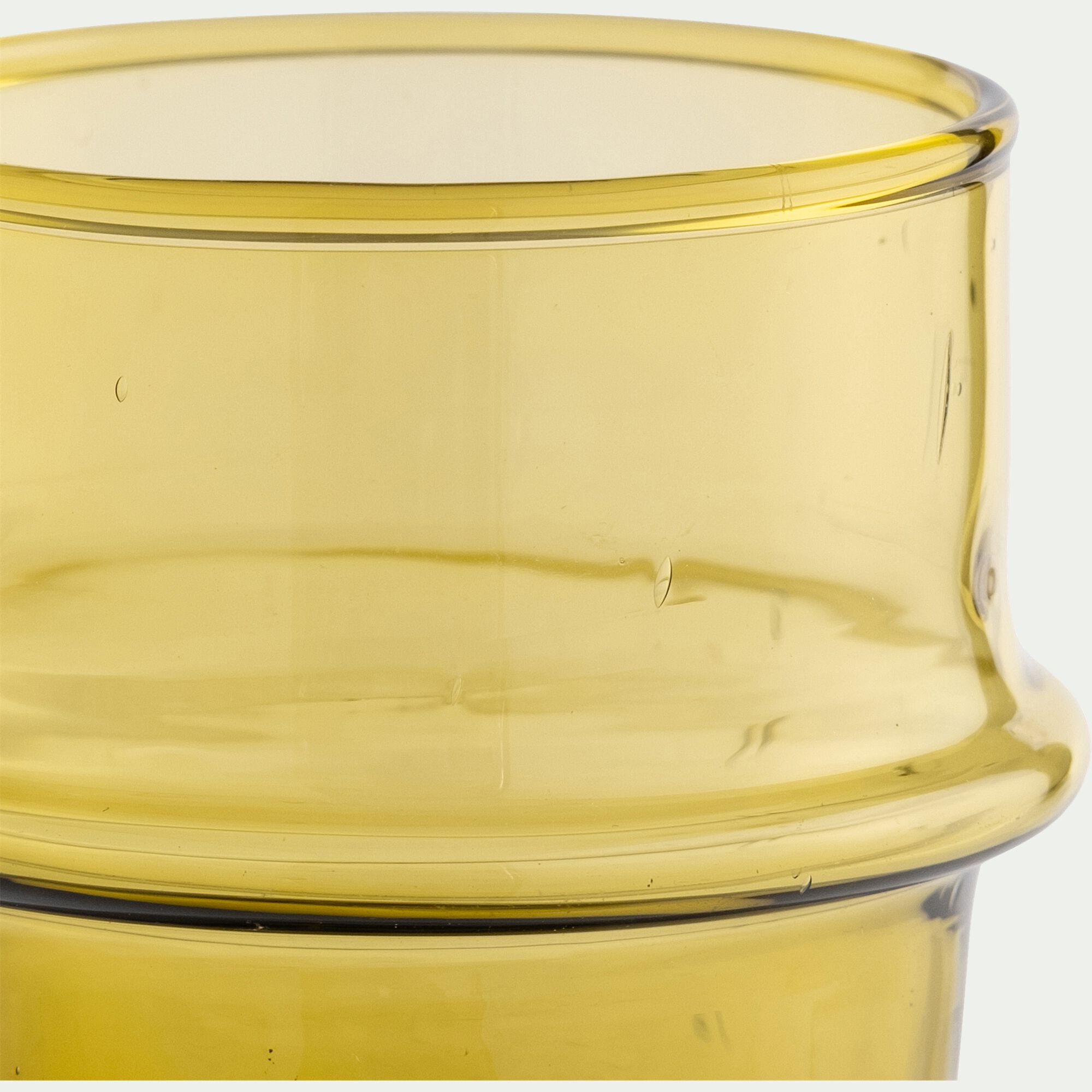 BELDI - Tasse à espresso en verre recyclé 7,5cl - beige nèfle