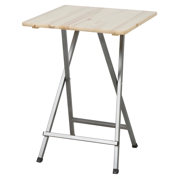 Gartentisch, mit Kiefernholz-Tischplatte, BxTxH: 80 x 80 x 110 cm