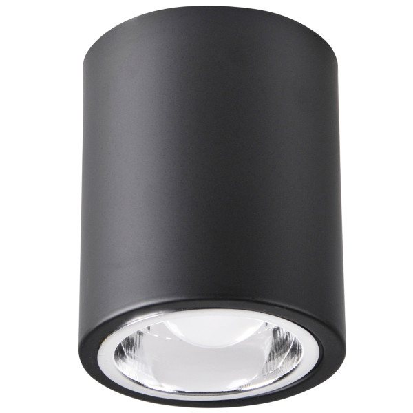 Spot okrągły czarny JUPITER1xE27x20W wym:12x9,8x9,8cm IP20 Polux