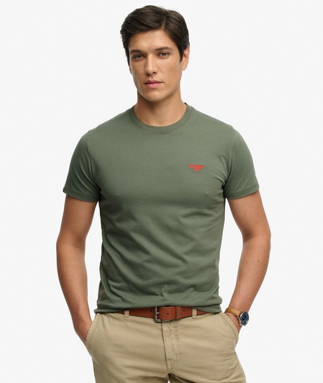 Essential Stacked Logo Embroidered T-shirt