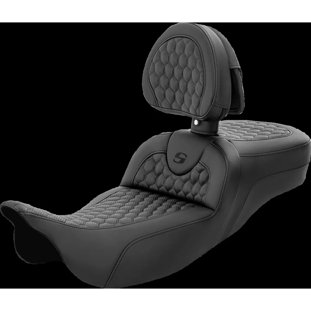 Saddlemen Roadsofa™ Harley Davidson FLH 1868 ABS 21/FLHFB 1868 ABS 23/FLHR 1584 08-11 808-07B-190BR motorcycle seat